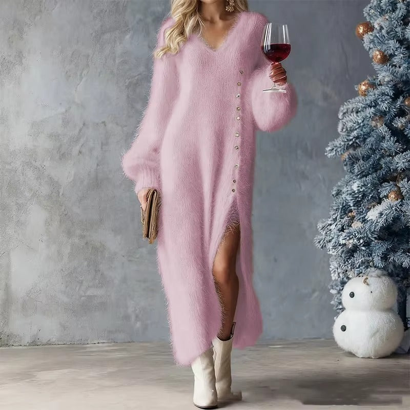 IVY - Abito lungo con bottoni